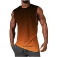thumbnail image 1 of JIUKE Débardeurs pour Hommes Entraînement Course Coupe Ample Dégradé de Couleur T-Shirts Légers Col Rond, 1 of 4