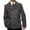 Plaid, variant on West End Men's Willard Double Breasted Pea Coat - Plaid - 38R