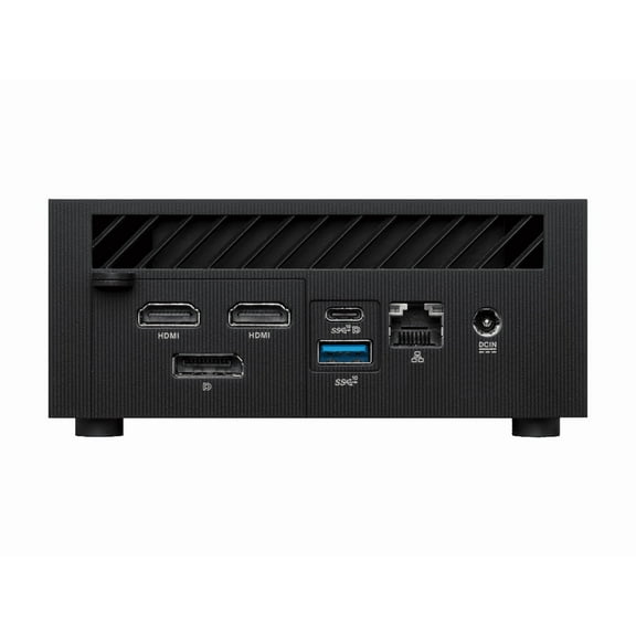 ASUS ExpertCenter PN64 Non-Logo Barebone Mini PC with 13th Gen Intel Core i7-13700H, Dual Channel DDR5 RAM, Dual Storage Design, Quad 4K-display support, Wi-Fi 6E & Bluetooth, USB-C, Hardware TPM, VES