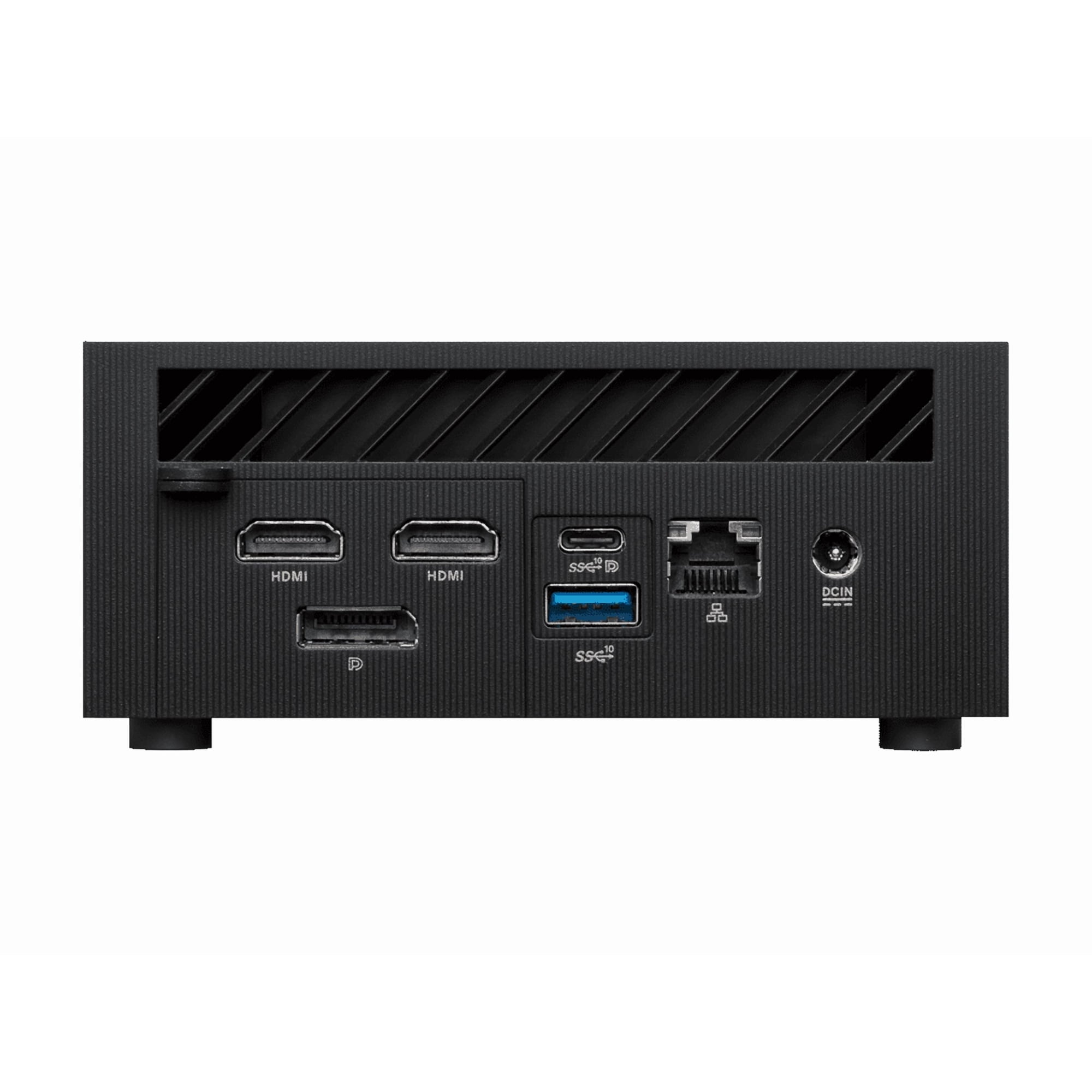 ASUS ExpertCenter PN64 Non-Logo Barebone Mini PC with 13th Gen Intel Core i7-13700H, Dual Channel DDR5 RAM, Dual Storage Design, Quad 4K-display support, Wi-Fi 6E & Bluetooth, USB-C, Hardware TPM, VES