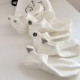 thumbnail image 3 of Calcetines de algodón suave para mujer, calcetín corto, estilo japonés, blanco y negro, hasta el tobillo, divertido, informal, 1 par, talla 35-41, 3 of 6