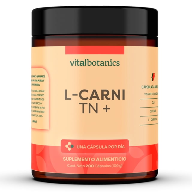 Suplemento CLA L-Carnitina Cetonas Vinagre de Manzana 60 Capsulas VITALBOTANICS