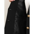 thumbnail image 5 of DARING DIVA Women's Business Casual Single Breasted Jacket Office Suit S Black, 5 of 6