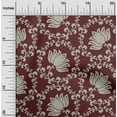 thumbnail image 2 of oneOone Georgette Viscose Brown Fabric Asian Block Fabric For Sewing Printed Craft Fabric By The Yard 42 Inch Wide, 2 of 4