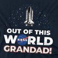 thumbnail image 2 of NASA T-Shirt Father'S Day Out Of This World Grandad Unisex Graphic Tee for Men & Women, 2 of 7