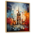 thumbnail image 2 of Designart "Wall Remnants Germany Berlin wall art" Germany Floater Framed Wall Art Living Room, 2 of 7