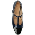 thumbnail image 4 of Journee Womens Theah T-Strap Cap Toe Mary Jane Dress Flats, Widths Available, 4 of 9
