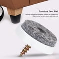 thumbnail image 4 of Clavo de Fieltro Antideslizante Para Muebles, Clavo para Patas de Silla, MoviMiento Sin Ruido, Protectió de Sueelo de, para mesa, Sofá con tornillo, suelo, 4 of 7
