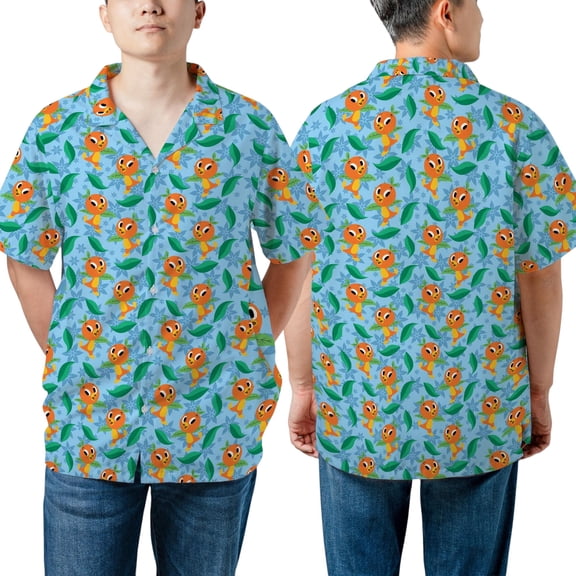 Disneyworld Orange Bird Epcot Flower And Garden Festival Hawaiian Shirt, Magic Kingdom Park Disney Hawaii Shirt, WDW Disneyland Trip Outfits
