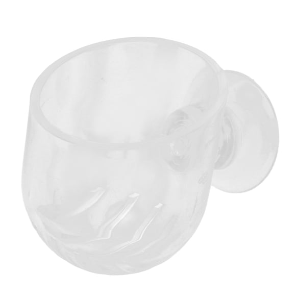 Taza De Alimentación Para Pecera, Acuario, Alimentador De Gusanos Rojos, Instalación De Ventosa, Plástico Transparente, Protección De Alimentos Vivos Para Camarones En Salmuera