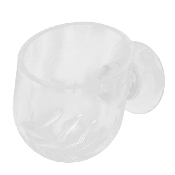 Taza De Alimentación Para Pecera, Acuario, Alimentador De Gusanos Rojos, Instalación De Ventosa, Plástico Transparente, Protección De Alimentos Vivos Para Camarones En Salmuera