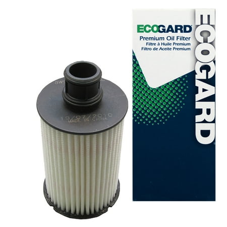 ECOGARD X10239 Cartridge Engine Oil Filter for Conventional Oil - Premium Replacement Fits Land Rover Range Rover Sport, Range Rover, LR4, Discovery / Jaguar XF, XJ, F-Type, XK, XKR, XE, XFR,