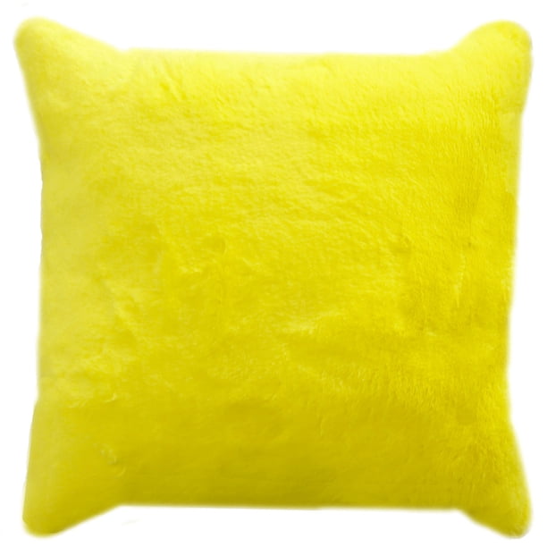 Paquete de 4 Fundas para cojín Decorativas 43x42cm ilios innova Suave amarilla
