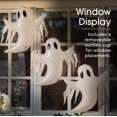 thumbnail image 3 of Halloween Decor FUNBOY Hanging Ghost, paquete de 3 con ventosas, 3 of 8