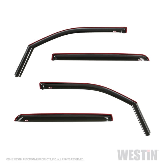 Westin Automotive 72-35407 Low Profile Tape-On Smoke Gloss Rainguard