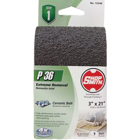 

Gator Platinum 3 In. x 21 In. 36 Grit Coarse Heavy Duty Sanding Belt