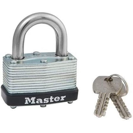 Master Lock Warded Padlock 500D - Steel Shackle - Pack of 48