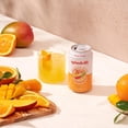 thumbnail image 4 of Spindrift Sparkling Water, Mango Orange, Made with Real Squeezed Fruit, 12 fl oz, 8 Count, No Sugar Added, 12 Calories per Can, 4 of 6