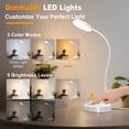 thumbnail image 2 of Lámpara de escritorio LED ZAPLIT 15W USB regulable con 3 temperaturas de color, 2 of 8
