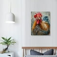 thumbnail image 4 of Nawypu Funny Rooster Wall Art Pictures - Farm Animal Chicken Painting Canvas Prints Wall Art For Kitchen Wall Decor, 4 of 5