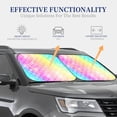thumbnail image 4 of Xecao Fish Scale for Foldable Car Sun Shades (2-Pack) offer sun protection with an easy-fold design for convenient windshield shading., 4 of 7