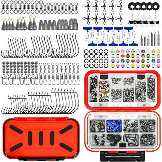 MesaSe Gear Tackle Box Attractants Fishing Lures for Bass Trout 302 Count