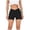 Black, variant on Womens High Waist Yoga Shorts Abdomen Control Training Running Pants Womens Shorts Compression Shorts Women Work Out Shorts Womens Exercise Shorts for Women Pack of Spandex Shorts Women Yoga Shorts