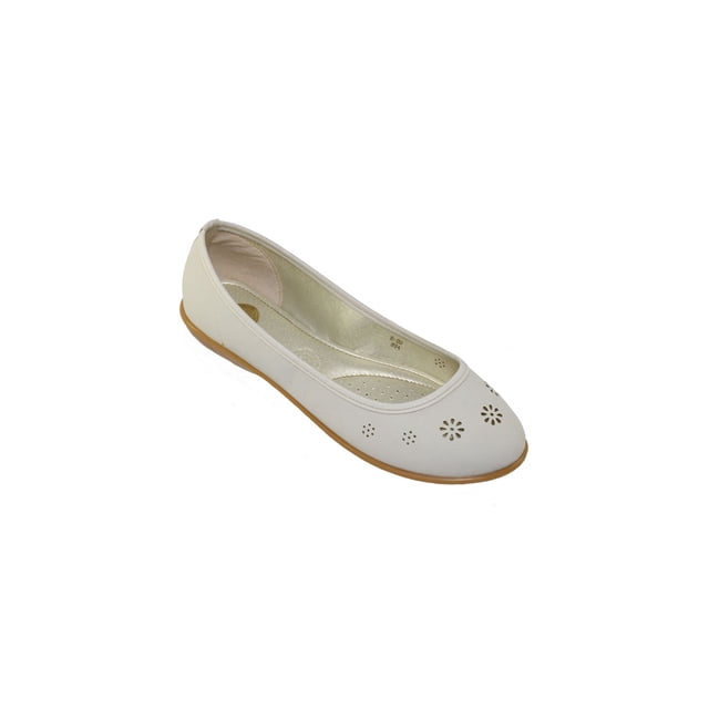 FLAT BALERINA CASUAL LEON MUJER DAMA MARFIL KENIA 204 LEON 204p