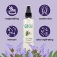 thumbnail image 2 of Clary Sage Hydrosol - 8 fl oz - Clear Plastic Bottle w/ Black Spray Cap - GreenHealth, 2 of 6