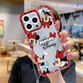 thumbnail image 3 of Disney Mickey Minnie Mouse Phone Case For iPhone 14 13 12 Mini 11 Pro Max X XR XS 7 8 SE Plus Soft Silicone Transparent Cover, 3 of 7