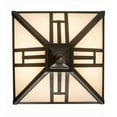 thumbnail image 5 of Meyda Tiffany 189545 H Mission 4 Light 19" Wide Semi-Flush Ceiling Fixture - Craftsman, 5 of 7