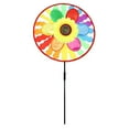 thumbnail image 2 of JWQFBC DIY Sunflower Windmill Pinwheel Wind Chime Flower Decoration Toy - Rainbow, 2 of 9