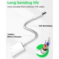 thumbnail image 6 of Lightning Headphone Jack Adapter (2 Pack)for Apple MFi Certified Dual lighting Double Port Earphone Charger Adaptor for iPhone 14 13 12 for iPad Charging AUX Audio Cable Splitter Car Dongle Connector, 6 of 7