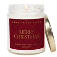 thumbnail image 1 of Vela de soja Sweet Water Decor Merry Christmas, 255 ml, 40 horas de combustión, 1 of 9