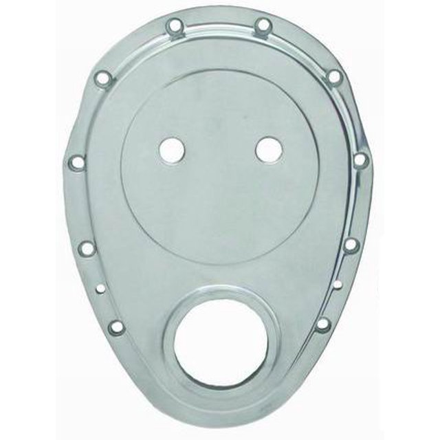 RPC Racing Power Company R6040 Timing Cover Polished; Aluminum; With Gasket