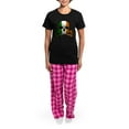 thumbnail image 4 of CafePress - Irish Bad Ass_Plain Women's Dark Pajamas - Women's Short Sleeve Print T-Shirt and Pants Dark Cotton Pajama Set, 4 of 7