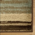 thumbnail image 3 of Modern Stripe Abstract Indoor Area Rug, 7' x 9', Taupe, 3 of 5