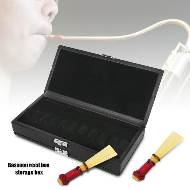 Wind Instrument Accessory, Bassoon Reed Case, Practical Ergonomic Design For Bands Instrument Lovers Professionals Beginner
