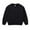 Black, variant on Mercatoo Kids Girls Cotton Sweatshirts Plain Crew Neck Long Sleeve Pullover Sweater Toddler Cute Thick Warm Lined Tops Clothes