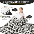 thumbnail image 3 of Black and White Leopard Pattern Toddler Nap Mats for Kids Preschool,Sleeping Mat Bag or Kids,Toddler Sleeping Bag,Toddler Nap Mat or Daycare, 3 of 6