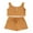 Ginger, variant on Bagilaanoe 2pcs Little Girls Short Pants Set Sleeveless Vest Tops + Shorts 4T 5T 6T 7T 8T Kids Casual Summer Outfits