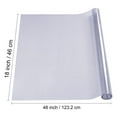 thumbnail image 4 of KFFKFF 12" x 24" Transparent Clear Table Cover Protector, 1.5 mm Thick PVC Plastic Tablecloth, Waterproof Tablecloth for Writing Desk, Coffee Table, Dining Room Table, 4 of 9