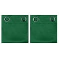 thumbnail image 3 of MDS Blackout Curtains for Living Room and Bedroom Thermal Insulated Grommet Room Darkening Draperies 2 Panels (Emerald 42x90), 3 of 7