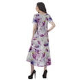 thumbnail image 3 of Moomaya Tenues d'Été Femmes Coton Flex Imprimées Robes Décontractées, 3 of 5