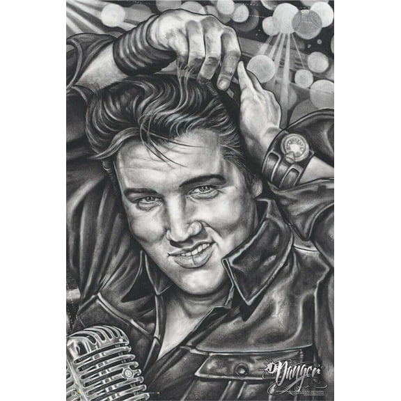 Elvis by James Danger Harvey 24" x 36"