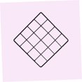 thumbnail image 3 of OULII 2Pcs Black Photo Grid Panel Metal Mesh Square Wall Decor For Study Room Bathroom Stairway Kitchen, 3 of 8