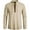 Beige, variant on ZZwxWA Men's Classic Lace Up Stand Collar Shirts Vintage Renaissance Pirate Costume Long Sleeve Tops for Medieval Viking up to 65% Off
