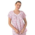 thumbnail image 5 of Aria Short Sleeve 100% Cotton Cropped Pajama Set with Pockets, Women’s Sizes XS-4X, 5 of 8
