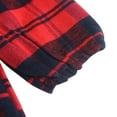 thumbnail image 6 of URMAGIC Toddler & Baby Girls Cotton Plaid Crewneck Long Sleeve Casual Dress, 6 of 9