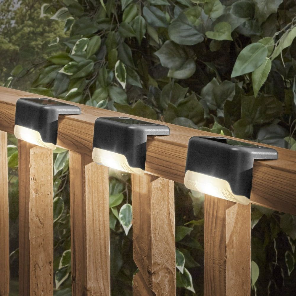Solar Deck Lights Wireless Deck Lighting Outdoor Lighting Set of